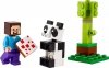 Lego Minecraft Steve i mała panda